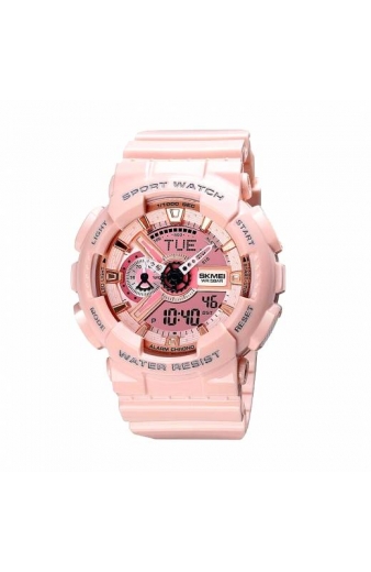 Ψηφιακό/αναλογικό ρολόι χειρός – Skmei - 1834 - Pink