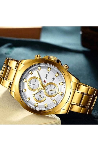 Ανδρικό Ρολόι Curren 8354 - Gold