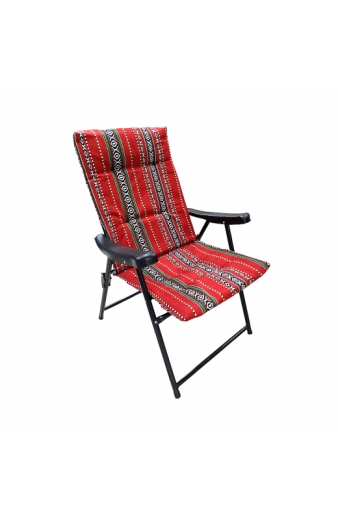 Πτυσσόμενη καρέκλα camping - 1297-50 - 100014 - Red