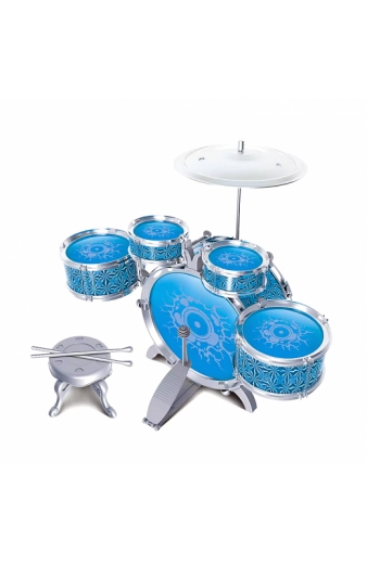 Παιδικό σετ Drums - XV755-8 - 102640 - Blue