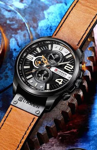 Ανδρικό Ρολόι Curren 8393 - Brown