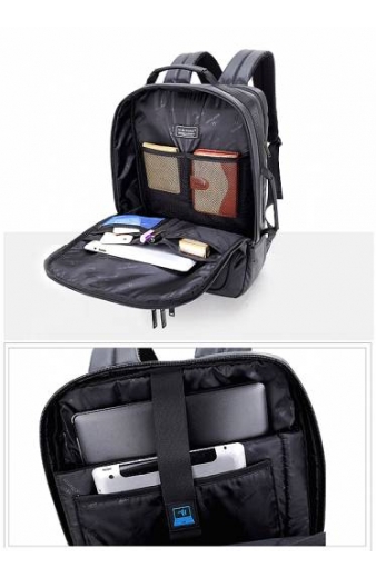 ARCTIC HUNTER τσάντα πλάτης 1500362 με θήκη laptop 15.6", 20L, μαύρη