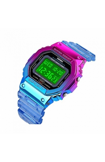 Ψηφιακό ρολόι χειρός – Skmei - 1622 - Blue/Purple