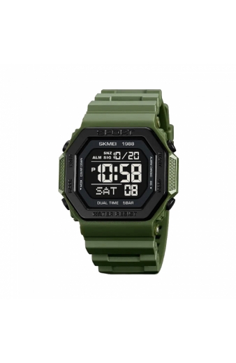 Ψηφιακό ρολόι χειρός – Skmei - 1988 - Army Green