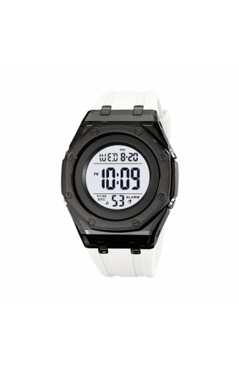 Ψηφιακό ρολόι χειρός – Skmei - 2063 - White/Black