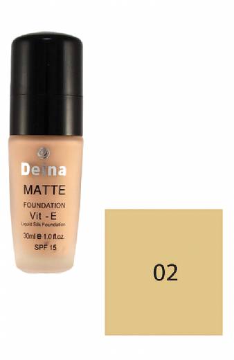 Deina Cosmetics Matte Foundation #2 30ml