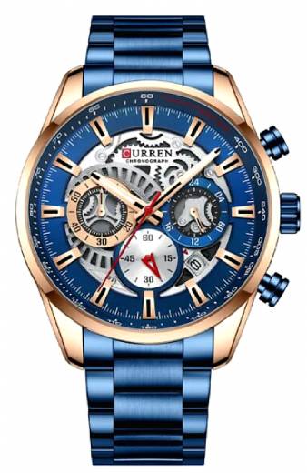 Ανδρικό Ρολόι Curren 8391 - Blue