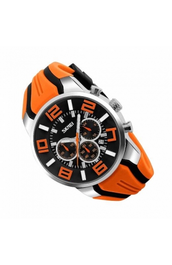 Αναλογικό ρολόι χειρός – Skmei - 9128 - Orange