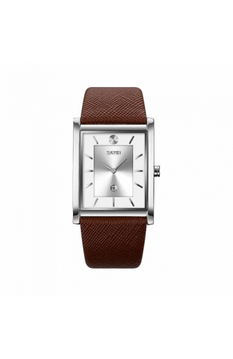 Αναλογικό ρολόι χειρός – Skmei - 9256 - Brown/Silver
