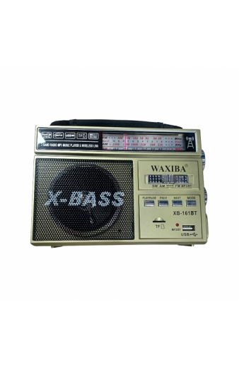 Επαναφορτιζόμενο ραδιόφωνο - XB161BT - 301610 - Gold