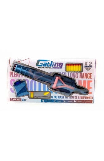 Παιδικό όπλο στόχου με σφαίρες gel & αξεσουάρ – Soft Gun – 2in1 - A0076 - 306122
