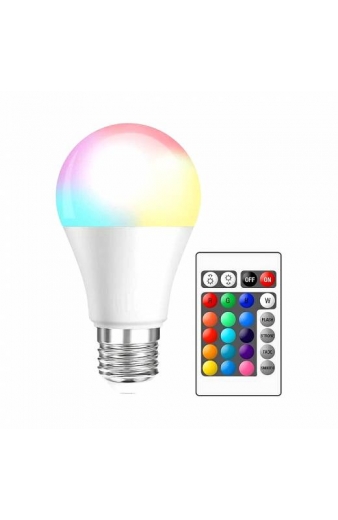 Λάμπα LED RGB - E27 - 3W - 313540