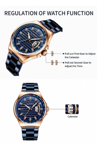Ανδρικό Ρολόι Curren 8375 - Blue