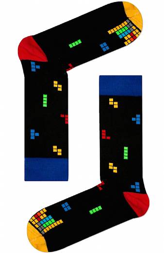 Κάλτσες Tetris - Black