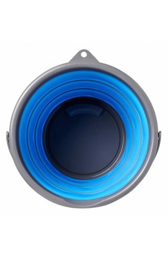 PROPLUS πτυσσόμενος κάδος 370307, 10L, μπλε/γκρι