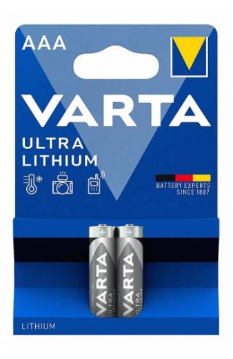 VARTA μπαταρίες λιθίου Ultra, AAA, 1.5V, 2τμχ