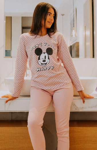 Πυτζάμα Mickey Mouse - Pink