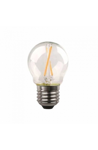 Λάμπα LED Filament φούσκα - G45 - Ε27 - 2W - 431534