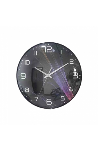 Ρολόι τοίχου - FHS-B625-13 - 505039 - Black/Purple