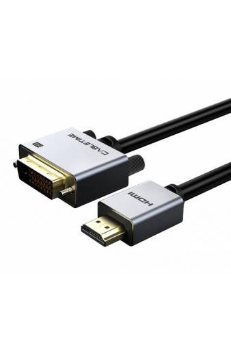 CABLETIME καλώδιο HDMI σε DVI PH241G, 1080p/60Hz, 2m, μαύρο