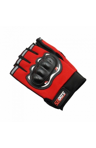 Γάντια μοτοσυκλέτας κοφτά - 556661 - Red