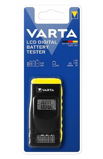 VARTA ψηφιακό tester μπαταρίας 64886 για 9V/AA/C/D/button cells