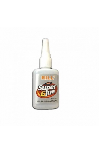 Κυανοακρυλική κόλλα ισχυρής δράσης - 20gr - RL9200 - Super Glue Rill – 669206