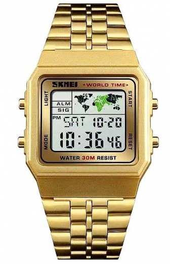 Ψηφιακό ρολόι χειρός – Skmei - 1338 - Gold