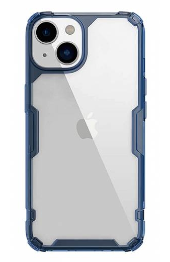 NILLKIN θήκη Nature Pro για Apple iPhone 14 Plus, μπλε & διάφανη