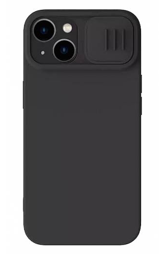 NILLKIN θήκη CamShield Silky Magnetic Silicone για iPhone 15 Plus, μαύρη