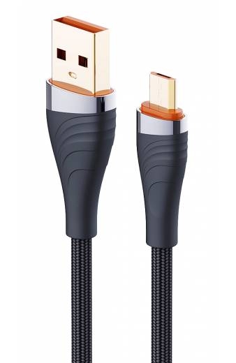 LDNIO καλώδιο micro USB σε USB LS691, 30W, 1m, γκρι