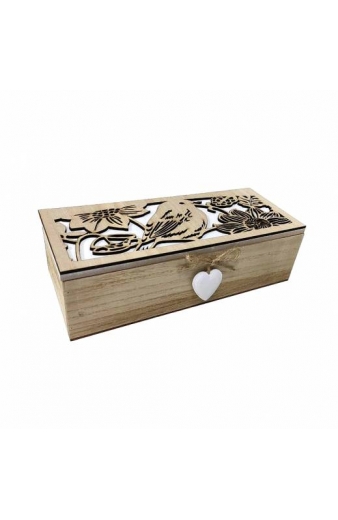 Ξύλινο αποθηκευτικό κουτί M145B - Wooden storage box
