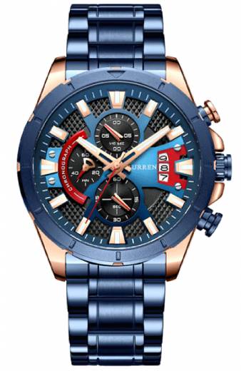 Ανδρικό Ρολόι Curren 8401 - Blue