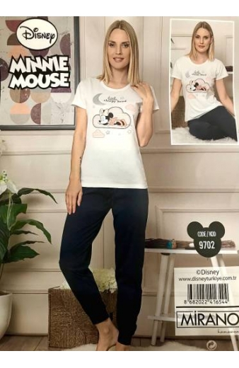 Πυτζάμα Minnie Mouse - Λευκό