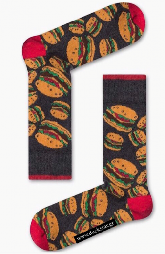 Κάλτσα Burger - Γκρι