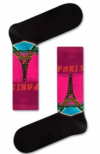 Κάλτσες Take Me To Paris - Black
