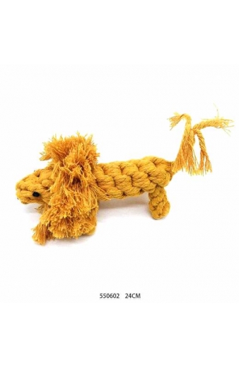 Παιχνίδι σκύλου ζωάκι από σχοινί - 24cm - 550602