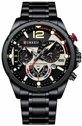 Ανδρικό Ρολόι Curren 8395 - Black