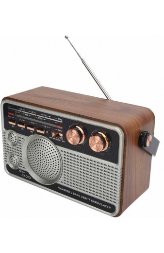 Επαναφορτιζόμενο ραδιόφωνο Retro - MD-506-BT - 865061