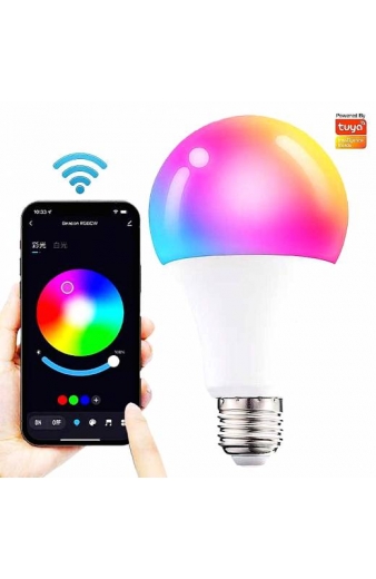 Smart λάμπα LED - RGB - Ε27 - A70 - 15W - 431848
