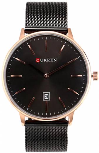 Ανδρικό Ρολόι Curren 8302 - Μαύρο