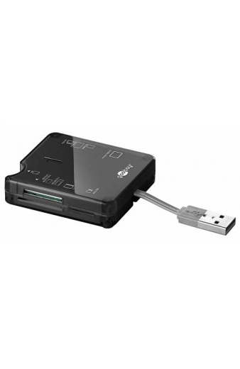 GOOBAY card reader 95674 για micro SD/SD/M2/CF/XD/MS, 480 Mbps, μαύρο
