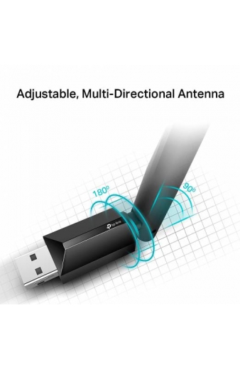 TP-LINK ασύρματος USB αντάπτορας δικτύου Archer T2U Plus, 600Mbps, V.1