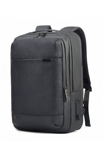 ARCTIC HUNTER τσάντα πλάτης B00328 με θήκη laptop 15.6", USB, 19L, μαύρη