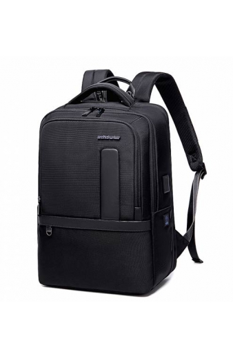 ARCTIC HUNTER τσάντα πλάτης B00490 με θήκη laptop 15.6", 27L, USB, μαύρη