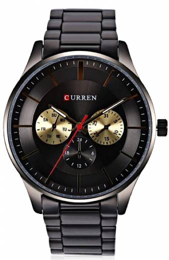 Ανδρικό Ρολόι Curren 8282 - Μαύρο