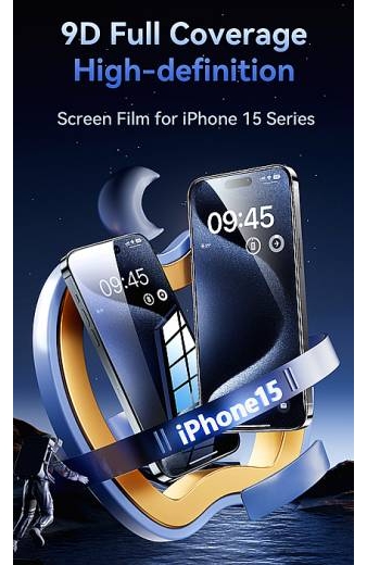 USAMS tempered glass US-BH865 για iPhone 15 Pro Max, 0.33mm