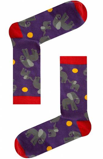 Κάλτσες Elephants - Purple