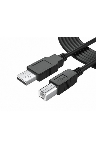 POWERTECH καλώδιο USB σε USB Type Β CAB-U052, copper, 5m, μαύρο