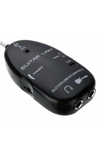 POWERTECH USB Guitar Link CAB-U140, για σύνδεση κιθάρας σε PC, 1m